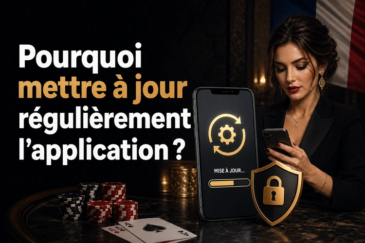 Pourquoi mettre à jour régulièrement l'application ?