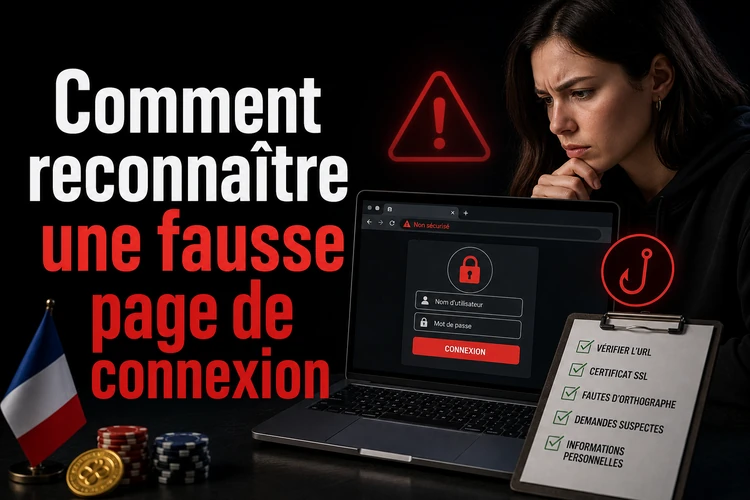 Comment reconnaître une fausse page de connexion