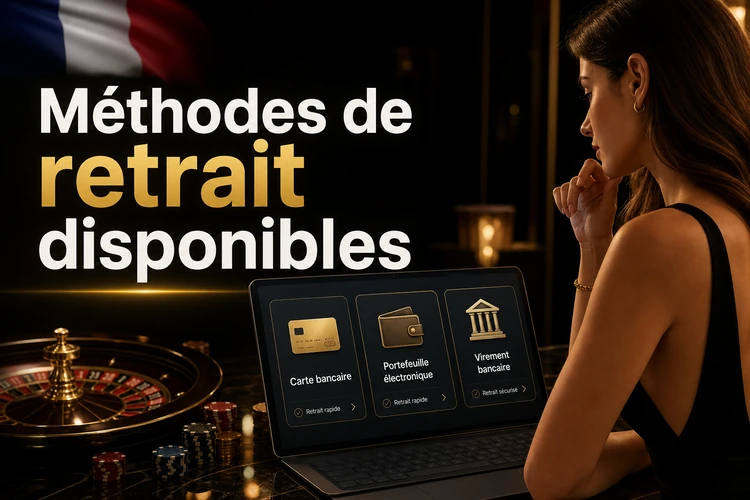 Méthodes de retrait disponibles