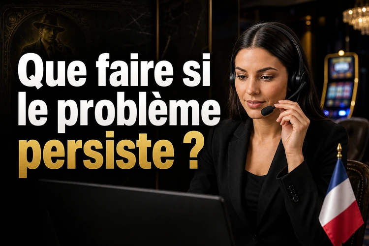 Que faire si le problème persiste ?