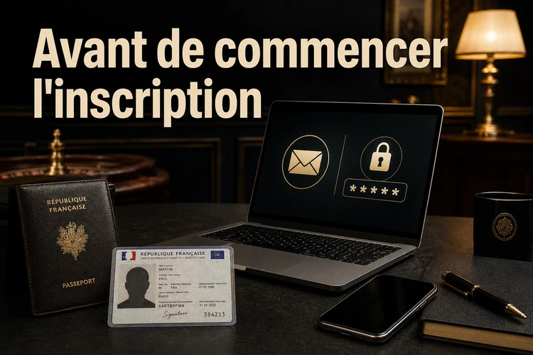 Avant de commencer l'inscription